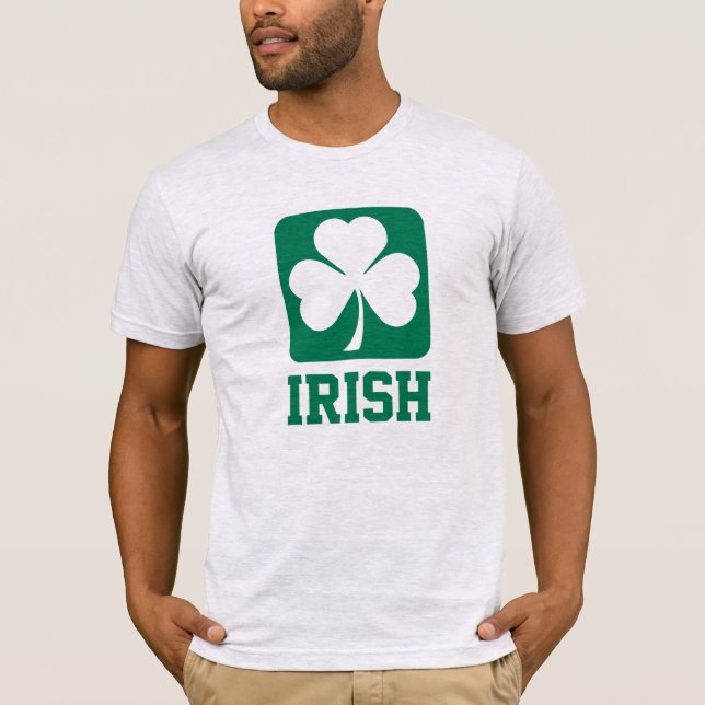 Camiseta Shamrock irlandês (Frente)