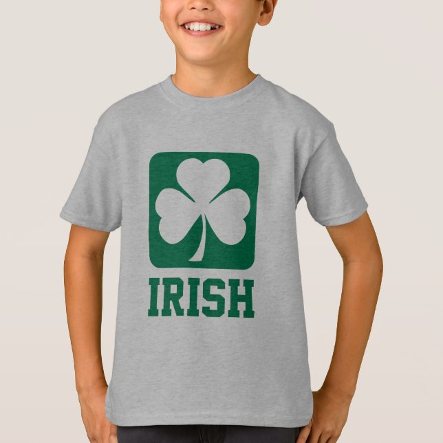 Camiseta Shamrock irlandês (Frente)