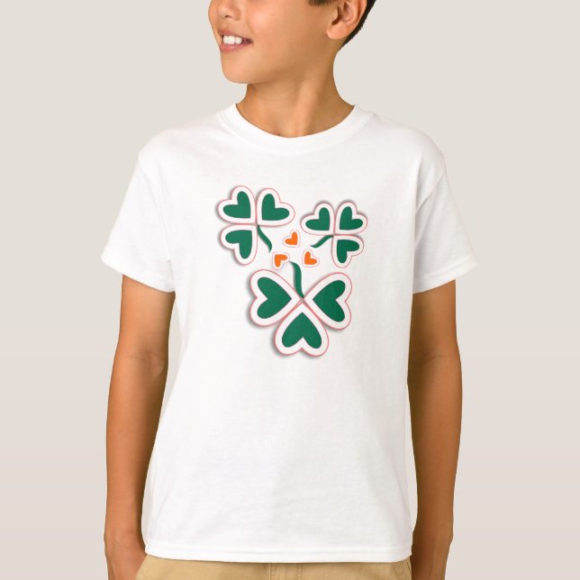 Camiseta Shamrock irlandês (Frente)