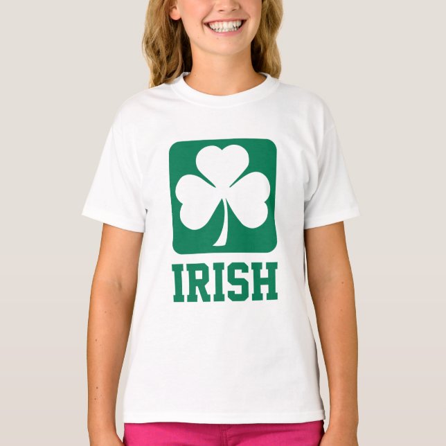 Camiseta Shamrock irlandês (Frente)
