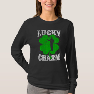 Camiseta Shamrock Leaf Lucky Charm Jogador de Golfe Rua de 