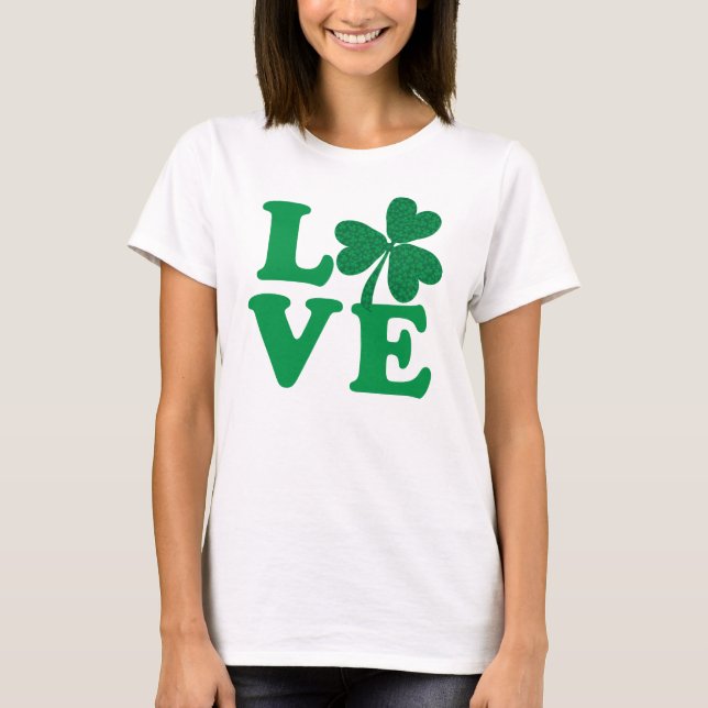 Camiseta Shamrock Love (Frente)