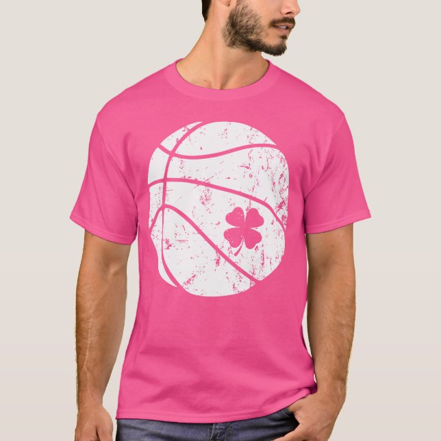 Camiseta Shamrock Lucky Clover Irish Rua Patrick (Frente)