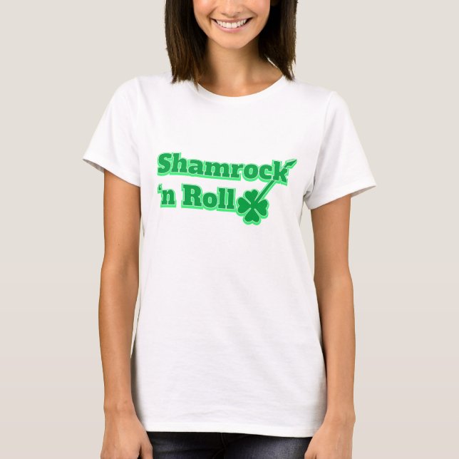 Camiseta Shamrock 'n Roll (Frente)