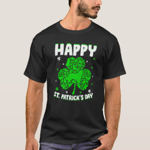 Camiseta Shamrock Newfoundland Dog Ruas Patrick S Day Irish
