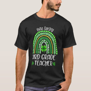 Camiseta Shamrock One Lucky 3rd Grade Teacher St Patricks D