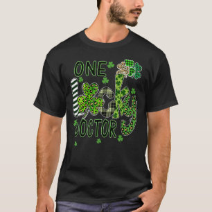 Camiseta Shamrock One Lucky Doctor Dia de São Patrício