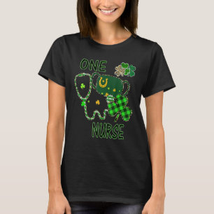 Camiseta Shamrock One Lucky Nurs Rua Patrick S Day T