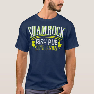 Camiseta Shamrock Pub Sul Boston Dia de São Patrício irland