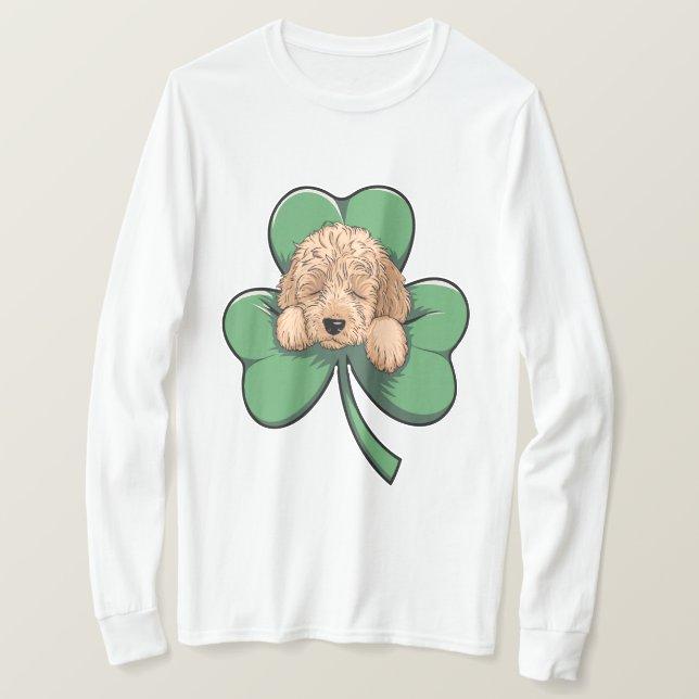 Camiseta Shamrock Snuggles (Frente do Design)