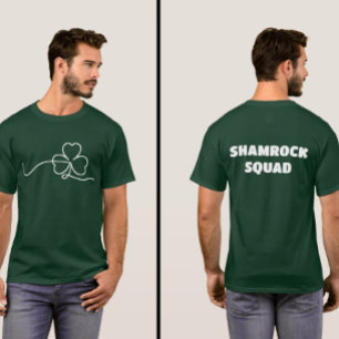 Camiseta Shamrock Squad Clover St Patrick’s