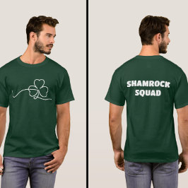 Camiseta Shamrock Squad Clover St Patrick’s T-Shirt
