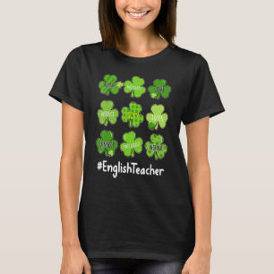 Camiseta Shamrock Teach Adora Professora Inglesa St Patrick
