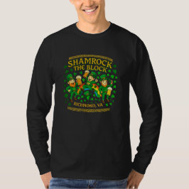 Camiseta Shamrock the Block Richmond VA Festival T-Shirt