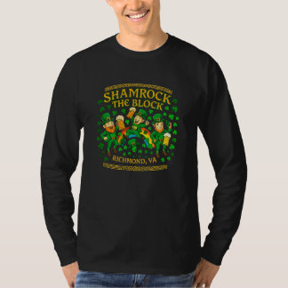 Camiseta Shamrock the Block Richmond VA Festival T-Shirt