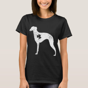 Camiseta Shamrock Whippet Pet Dog Lover Dia de São Patrício