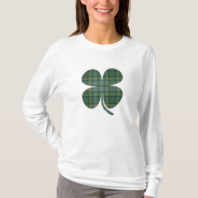 Camiseta Shamrock Xadrez verde (Frente)