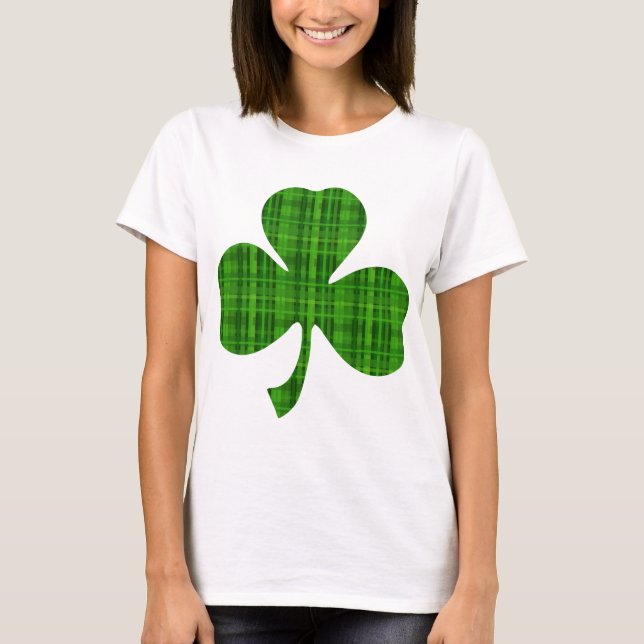 Camiseta Shamrock Xadrez Verde (Frente)