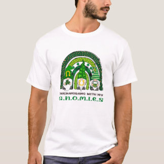 Camiseta Shamrockin Com Meus Gnomies Irlandês