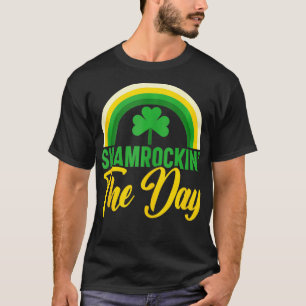 Camiseta Shamrockin no dia da festa da Rua de Vestuário Sor