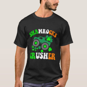 Camiseta Shamrocks Crusher Caminhão Dirigindo Ruas De Sham