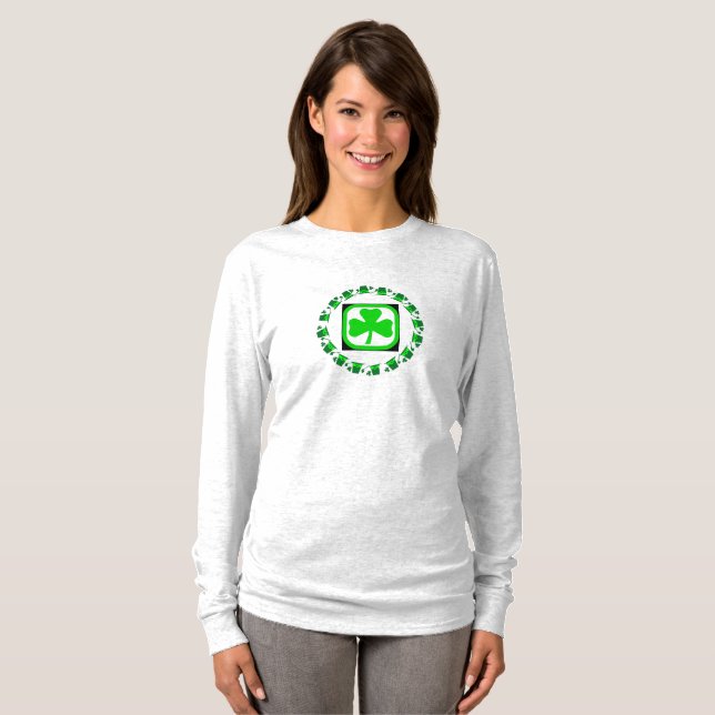 Camiseta Shamrocks Dançando (Frente Completa)