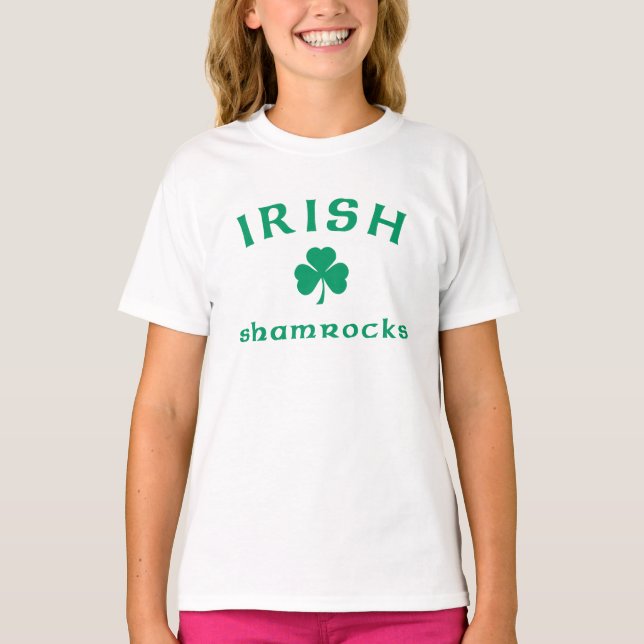 Camiseta Shamrocks Irlandês (Frente)