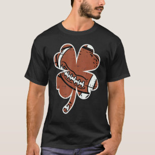 Camiseta Shamrok American Football Dias de São Patrícios Me