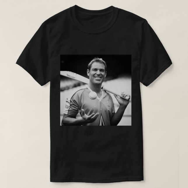 Camiseta Shane Warne (10) (Frente do Design)