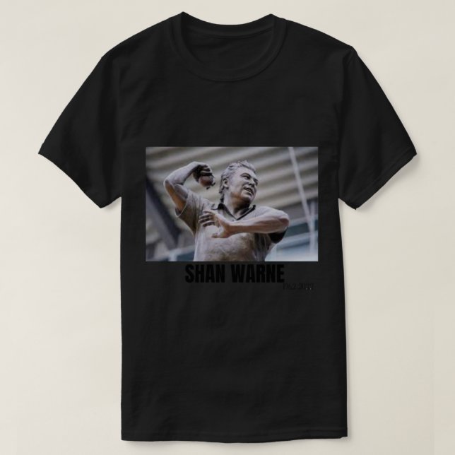 Camiseta Shane Warne (7) (Frente do Design)