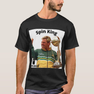 Camiseta Shane Warne Cricket Player - Spin King