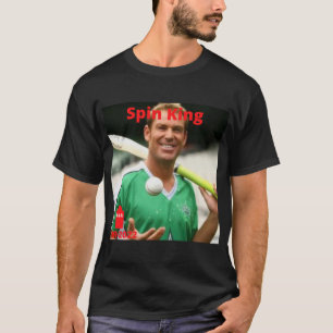 Camiseta Shane Warne Cricket Player - Spin King Ativo