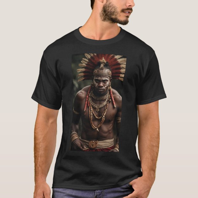 Camiseta Shango (Xangô) - O Thunderous Deus da Justiça (Frente)