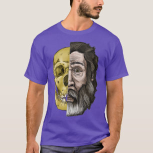 Camiseta Shanidar 1 Retrato Dividido Neandertal