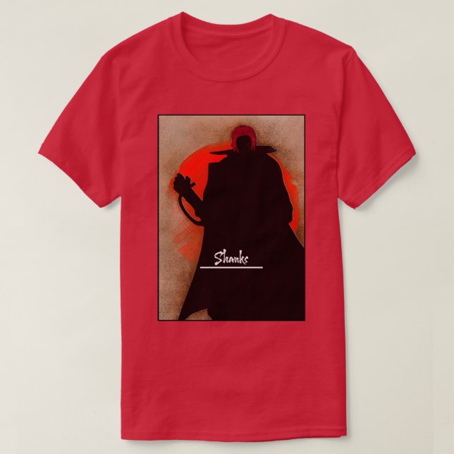 Camiseta Shanks the redhead (Frente do Design)