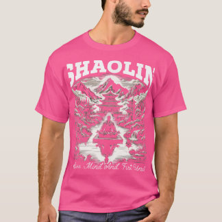 Camiseta Shaolin Monk Artista Marcial Kung Fu Lutando Marti