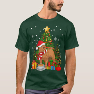 Camiseta Shar Pei Cachorro Papai Noel Café de Natal 2021 Ca