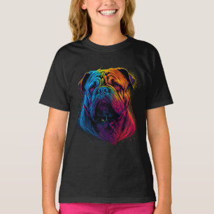 Camiseta Shar Pei Chinês Brilhante e Fluffy