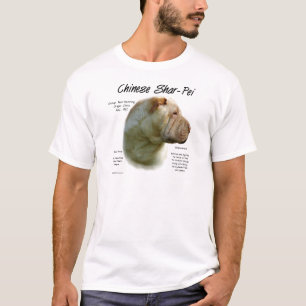 Camiseta Shar Pei Chinês História; shar-pei Chinês