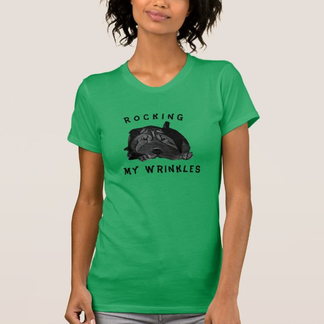 Camiseta Shar Pei Dog Lover's T-Shirt para ela (Frente)