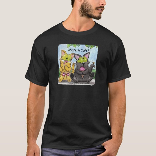 Camiseta Sharedy Cats - Bobo e Tig (Frente)