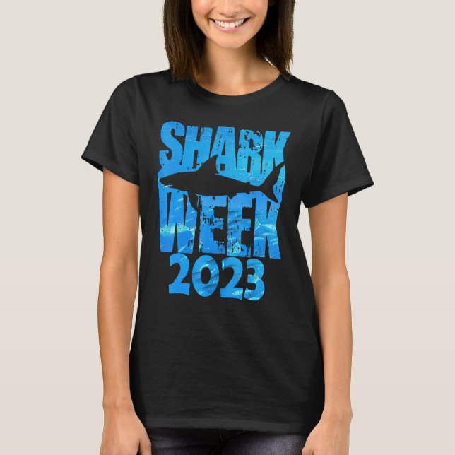 Camiseta Shark 2023 Week Passion Shark Ocean Animal Sea (Frente)