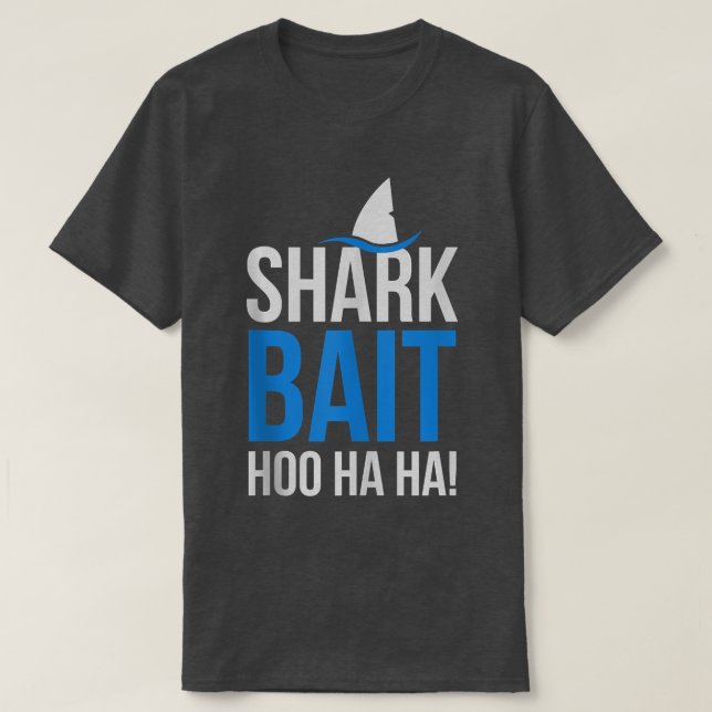 Camiseta Shark Bait Hoo Ha Ha Pop Culture Shark Lover Tank  (Frente do Design)