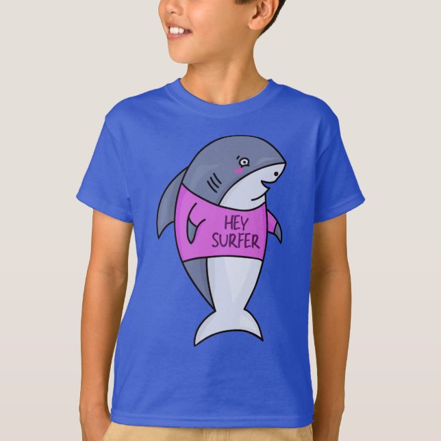 Camiseta Shark Boys Blue T shirt (Frente)