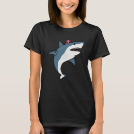 Camiseta Shark e axolotl