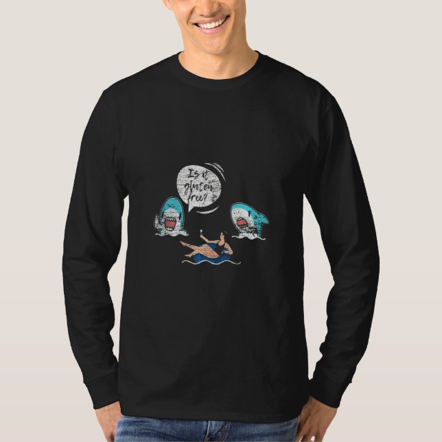 Camiseta Shark Gluten Livre (Frente)