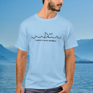 Camiseta Shark Humor French Sarcasm