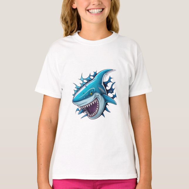 Camiseta Shark logo T-Shirt (Frente)