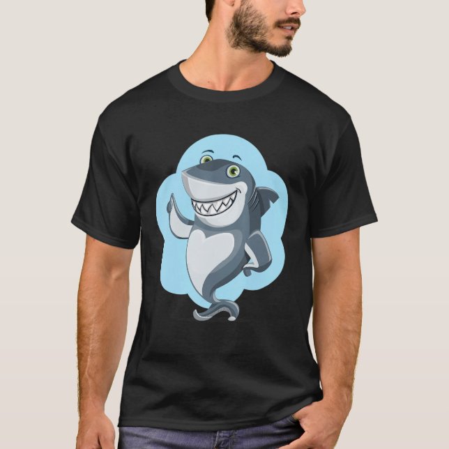 Camiseta Shark Motif Boys Shark (Frente)