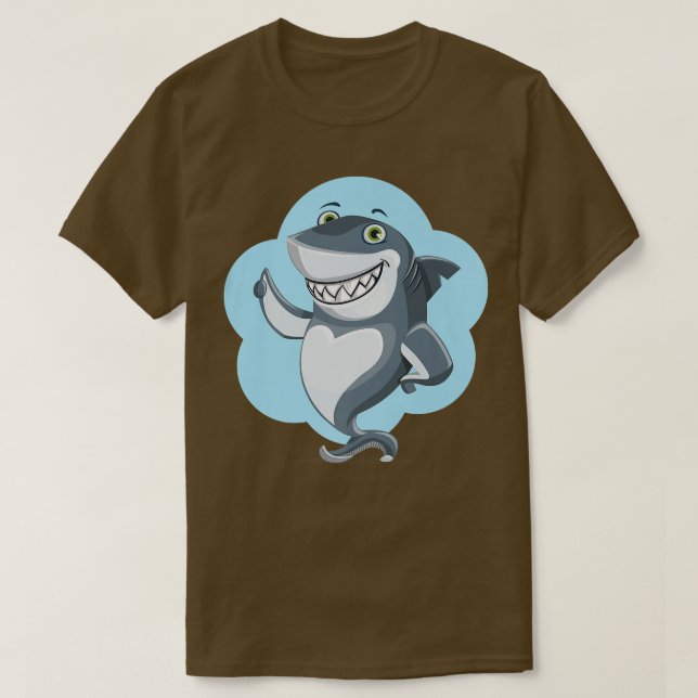 Camiseta Shark Motif Boys Shark (Frente do Design)